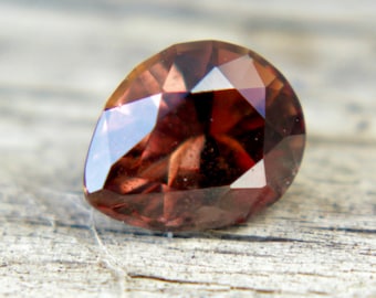 Natural Brown Sapphire | Loose Sapphire | Pear Cut | 0.80 Carat | 6.20x5.05 mm | Jewellery Making Projects Gemstones | Sapphire Stones
