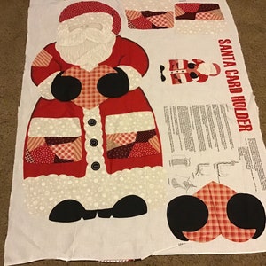 Santa card holder