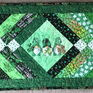 Gnomes St Patrick’s Day Table Runner