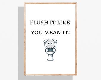 Lustige Badezimmer Wand Kunst | Badezimmer Humor Zeichen, Toiletten Dekor, Büro Badezimmer Zeichen | Digitaler Download für Geschenk im Studentenwohnheim oder Gästetoilette