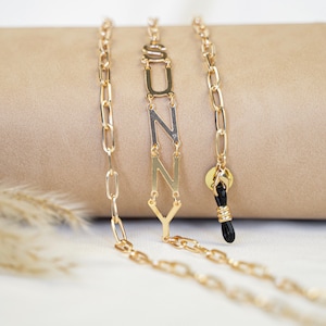 Sunglass strap | Glasses chain SUNNY handmade of Gold Plated | Gold Jewelry