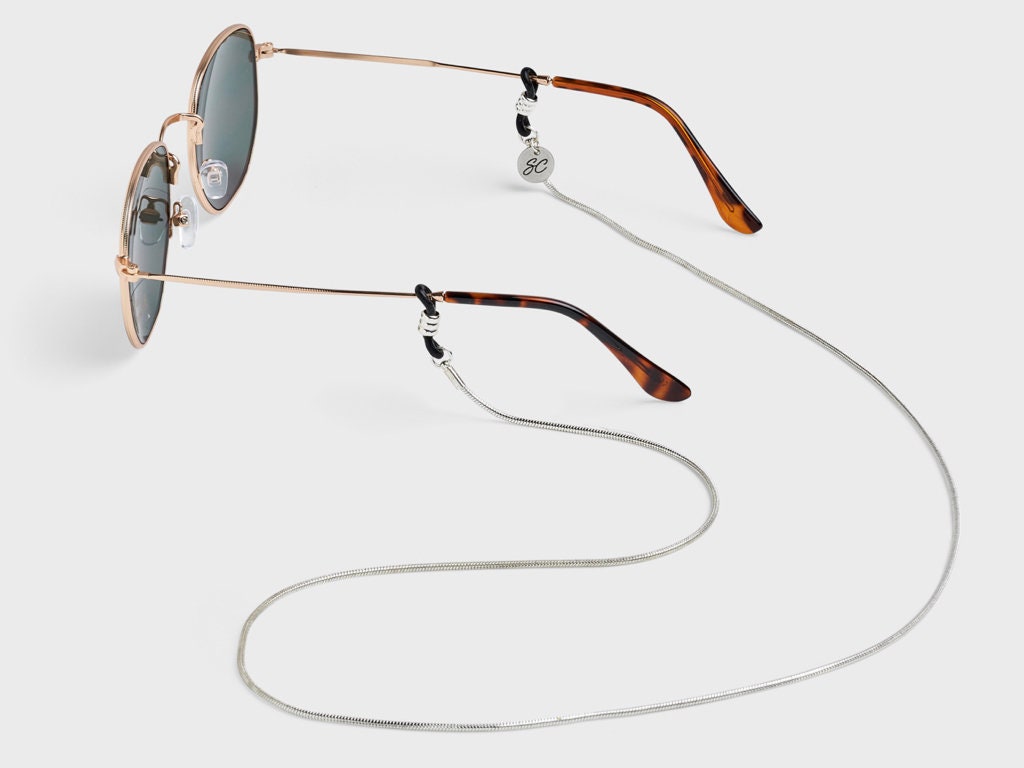 Eyeglass Holder Glasses Chains Handmade of Sterling Silver Etsy