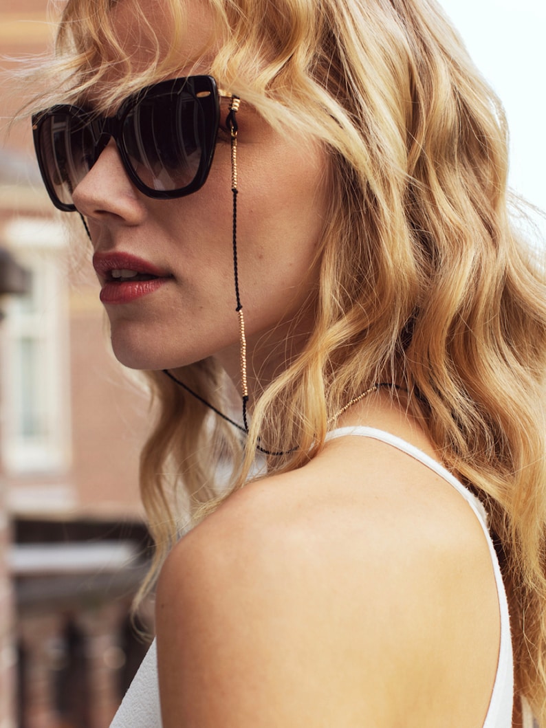 Boho Glasses Chain Sunglass Strap With Tassel and Heart Etsy Australia