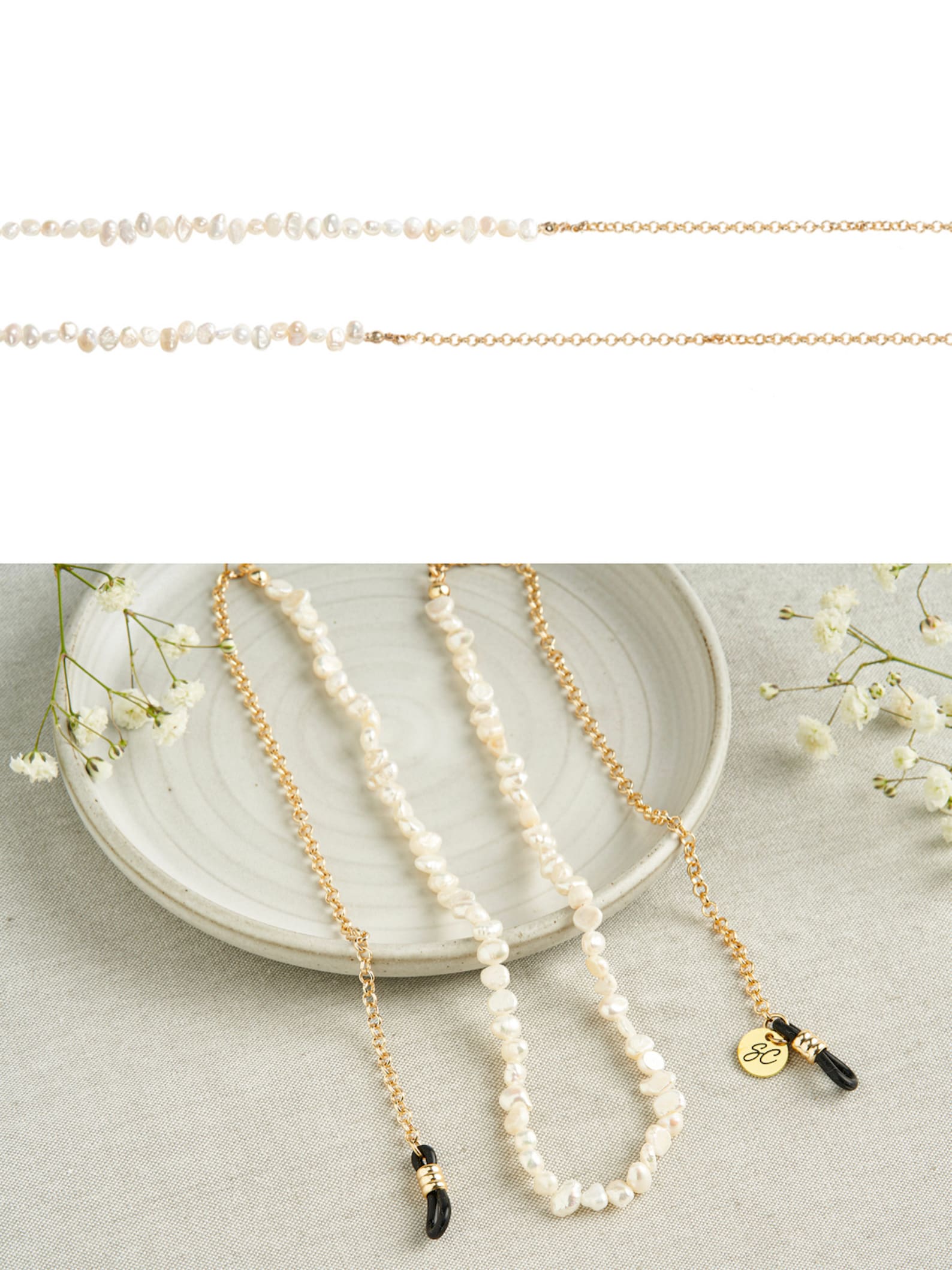 Pearl Diver Sunglass Chain- Gold main image 1