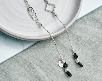 Sterling Silver Sunglass Chain: Modern Eyeglass Cord