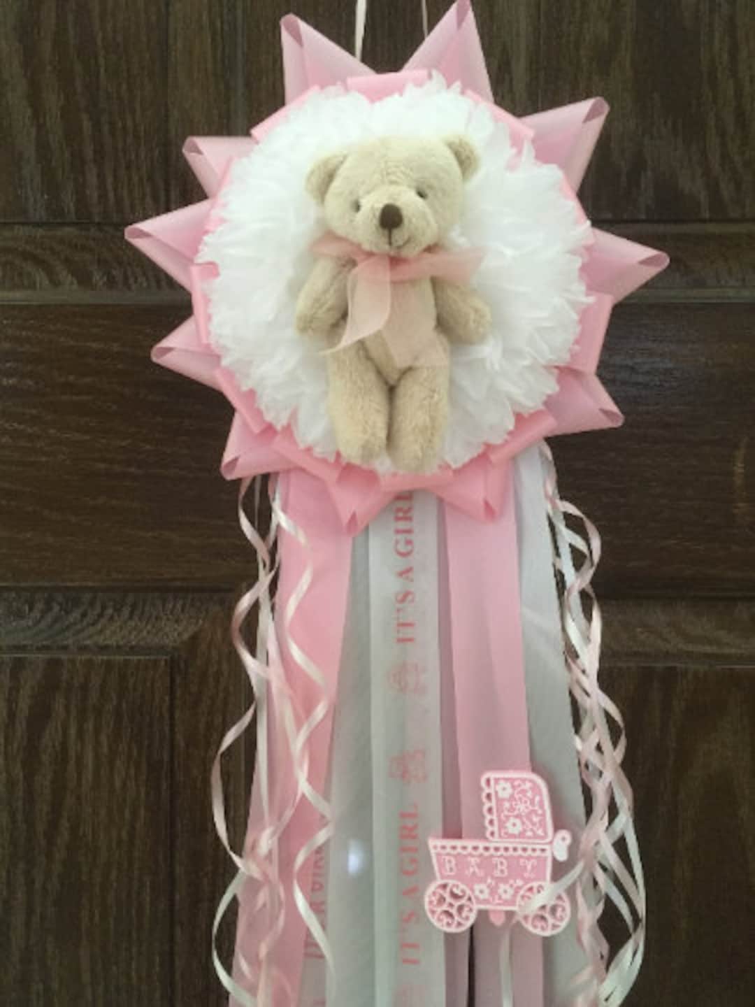 Pink Baby Girl Keepsake Mum Corsage/baby Shower/hospital/mom to Be