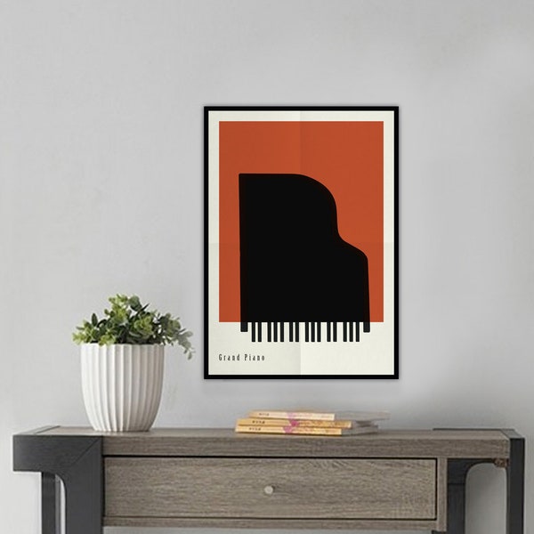 Piano Wall Art Etsy