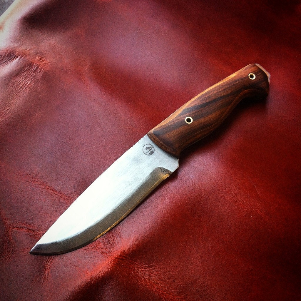 handmade custom bushcraft knife Etsy