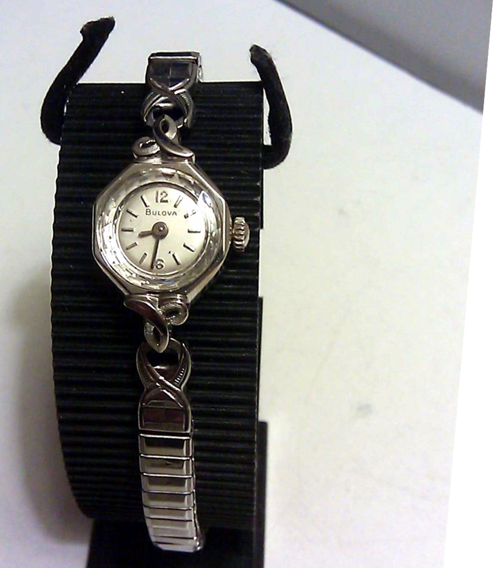 Vintage Bulova Women's Wind up Watch 10k White Gold Etsy UK