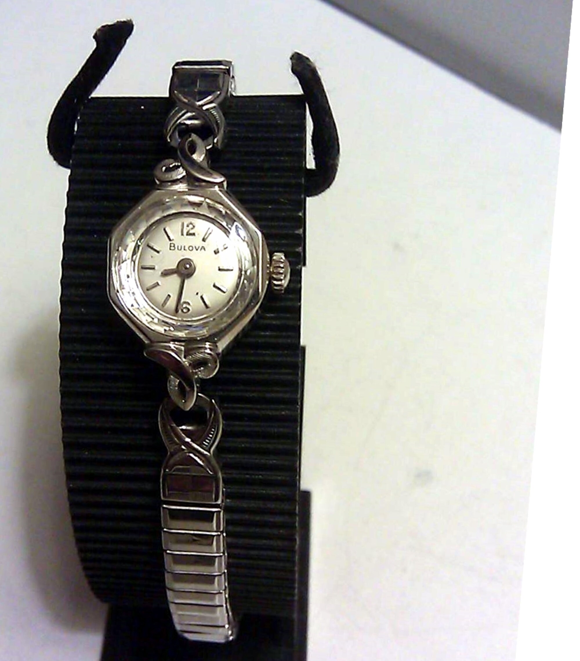 Vintage Bulova Women's Wind up Watch 10k White Gold Etsy UK