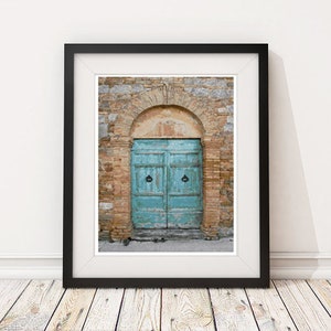 Tuscany Blue Door Landscape Counted Cross Stitch Pattern - PDF Digital Download
