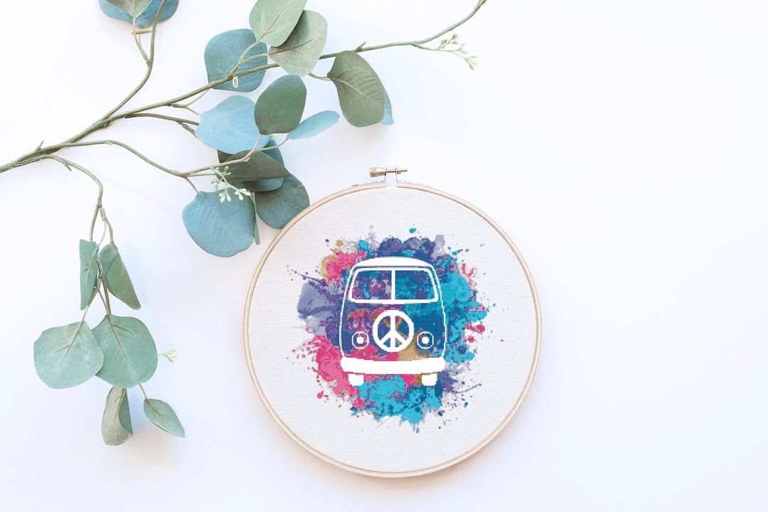 vw bus tie dye shirt