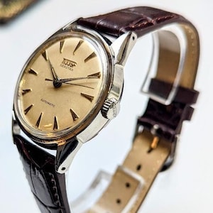Gents 1950s Swiss SS Tissot Seastar 17 Jewels 28.5R-21 Automatic Watch Serviced