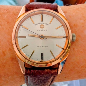 FAVRE-LEUBA SEA KING 手巻き腕時計 A3326 ファーブル・ルーバ ゼニス姉妹ブランド 1960s ミリタリー