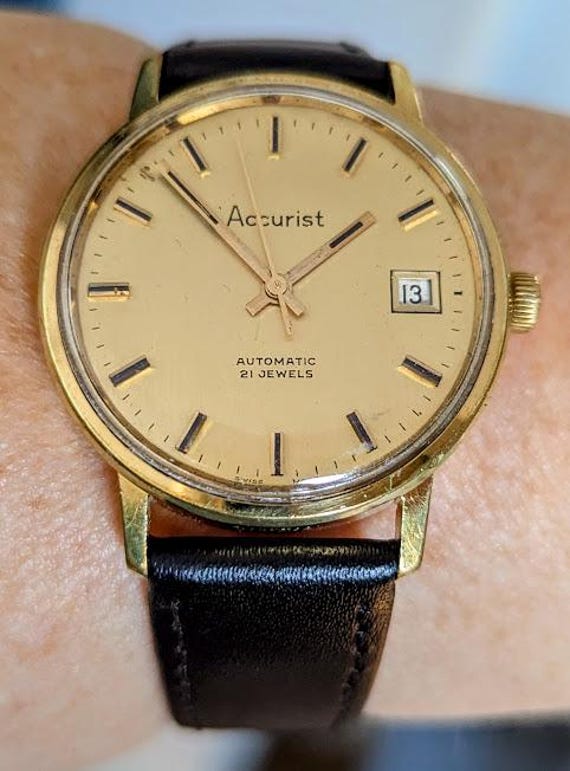 Gents accurist watches hotsell