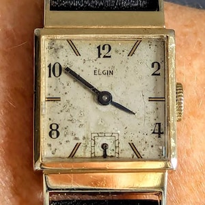 Ladies 1940s USA GF Elgin 15 Jewels Cal. 557 Watch for Sale