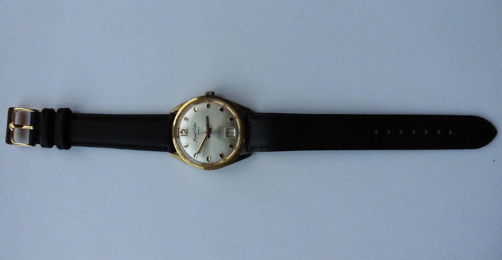 1970s Gents GP Jaquet Cobur Automatic Date Magnifier Watch Etsy