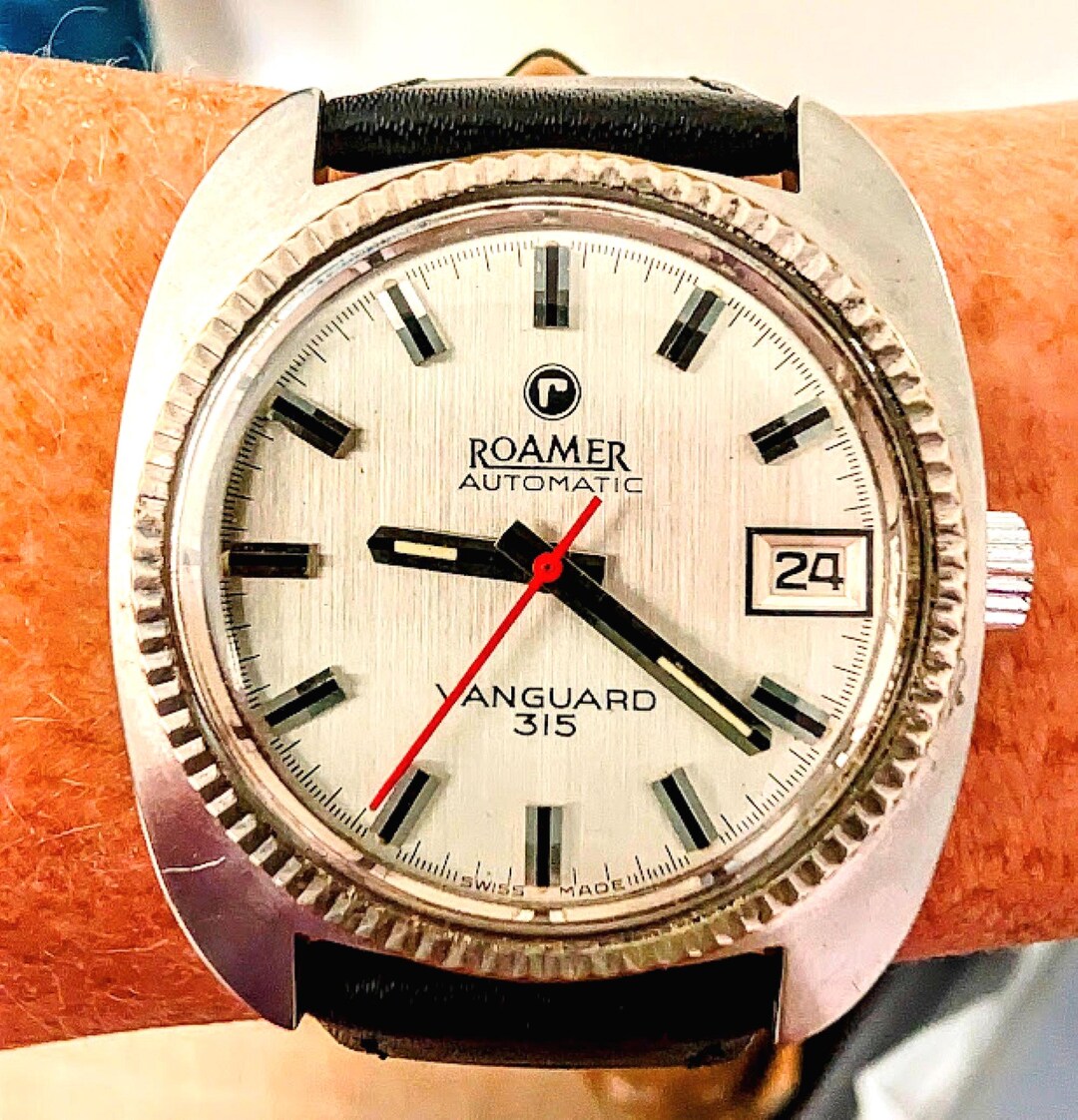 ローマー　ROAMER オートマチック　ヴァンガード315 ヴィンテージ Gents 1970s SS Roamer Vanguard 315 Automatic MST 471 28j