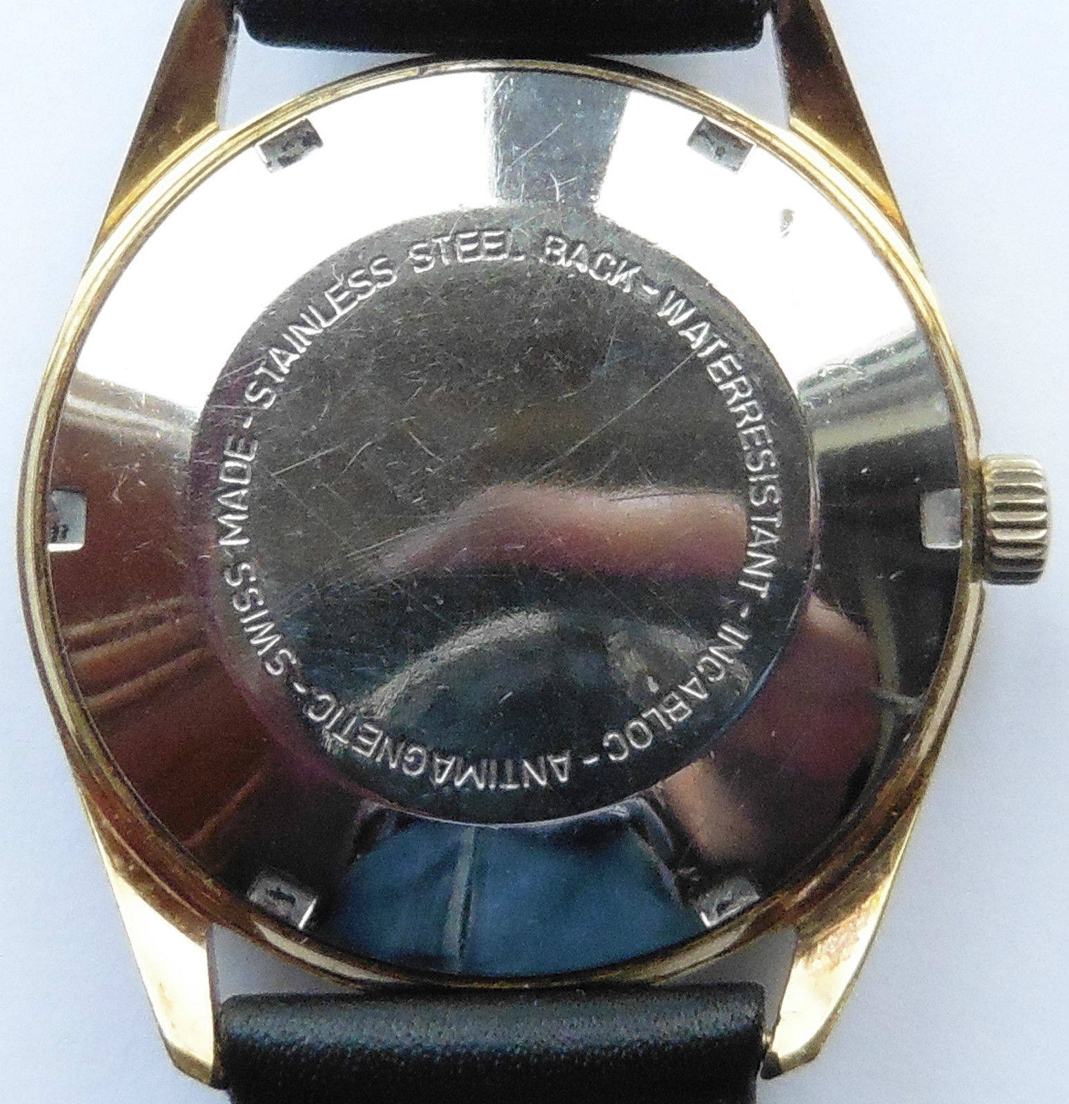 1970s Gents GP Jaquet Cobur Automatic Date Magnifier Watch