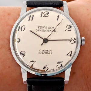 Gents 1970s Swiss Fenn & Son 17J Watch MSR L33 Serviced