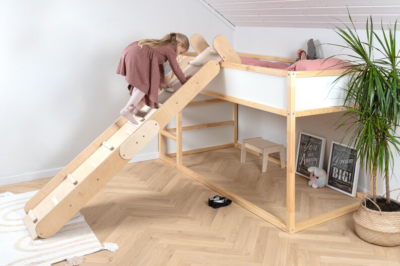 Kura Slide, Couch Slide, Climbing Ramp for Bunk Bed, Indoor Playground