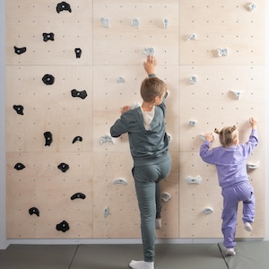 climbingwall, Indoor rock climbing wall panel kit, kids climbing panel, kids climbing wall, toddler wall climb