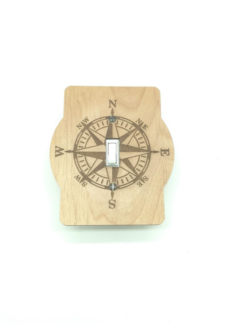 Switch Plate Cover Compass Rose