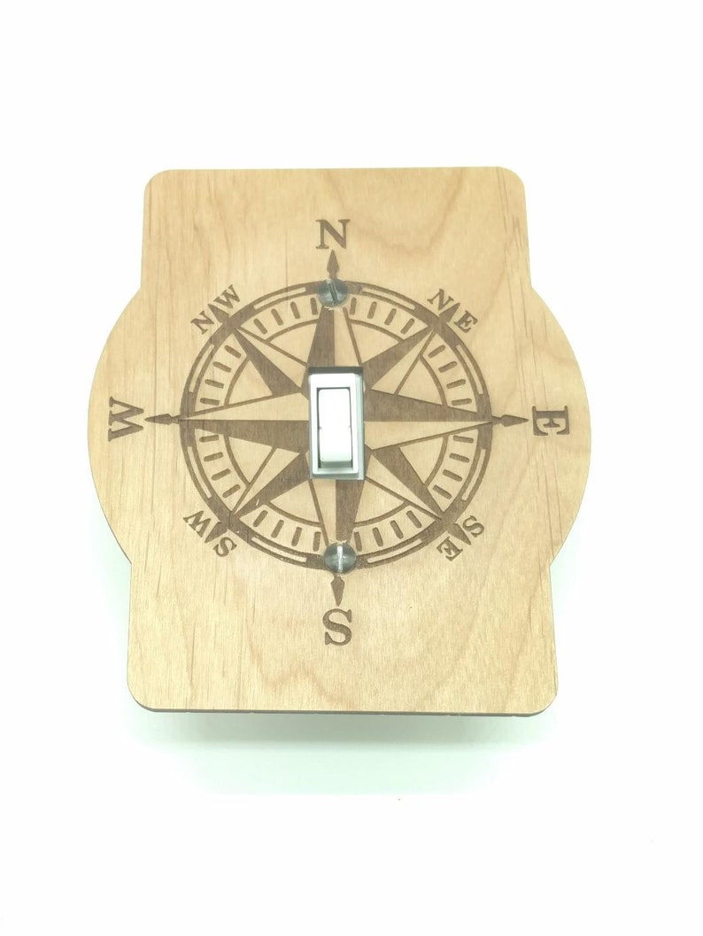 Switch Plate Cover Compass Rose