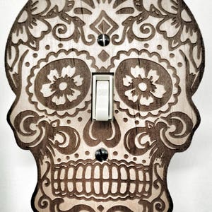 Skull Switch Plate (Day of the dead)