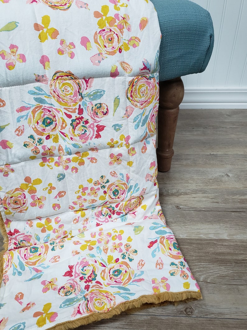 Weighted Blanket Adult Fibromyalgia Anxiety Relief Mom Etsy