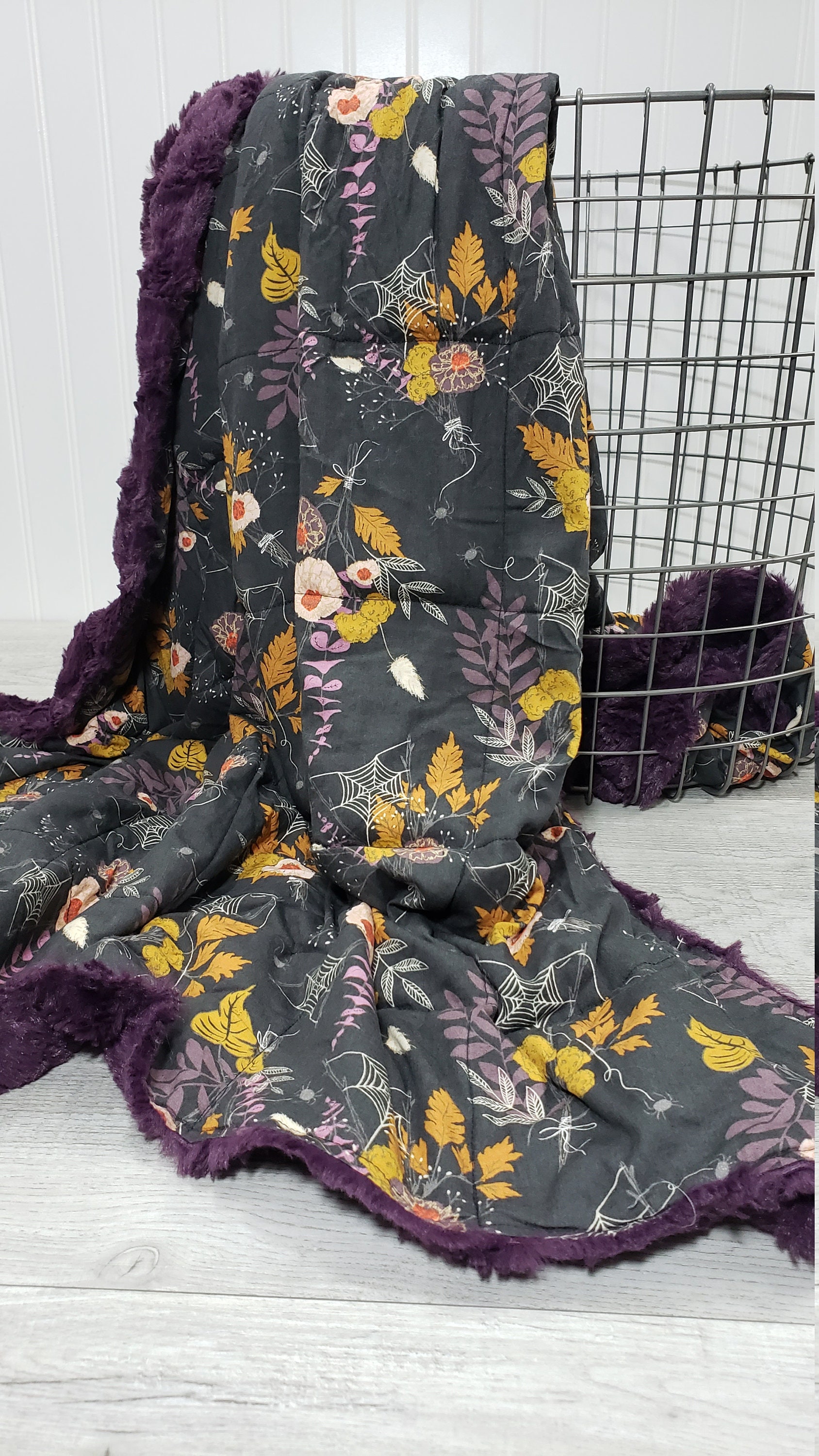 Weighted Blanket Adult Long Distance Friend Gift Gothic | Etsy