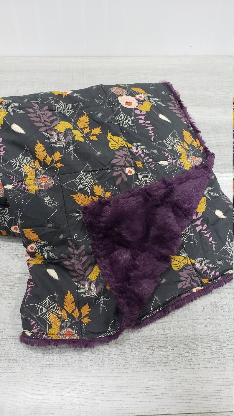 Weighted Blanket Teen Preteen Minky Blanket Gothic Blanket Etsy Australia