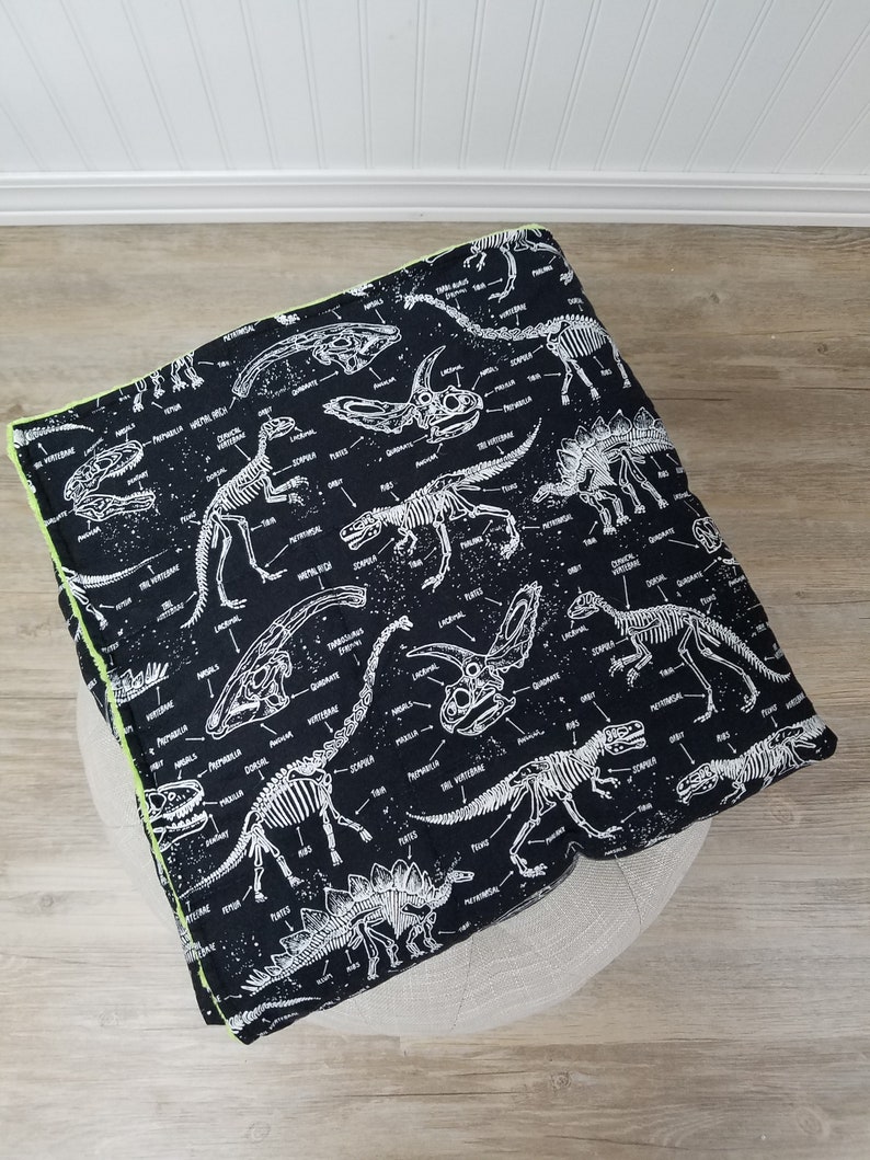Weighted Blanket Child Glow in the Dark Dinosaur Blanket Etsy