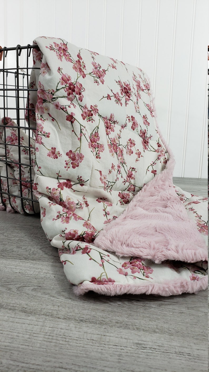 Weighted Blanket Teen Care Package Sakura Cherry Blossom Etsy