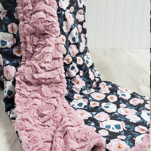 Weighted Blanket Adult Anxiety Relief Sleep Mask Weighted Etsy