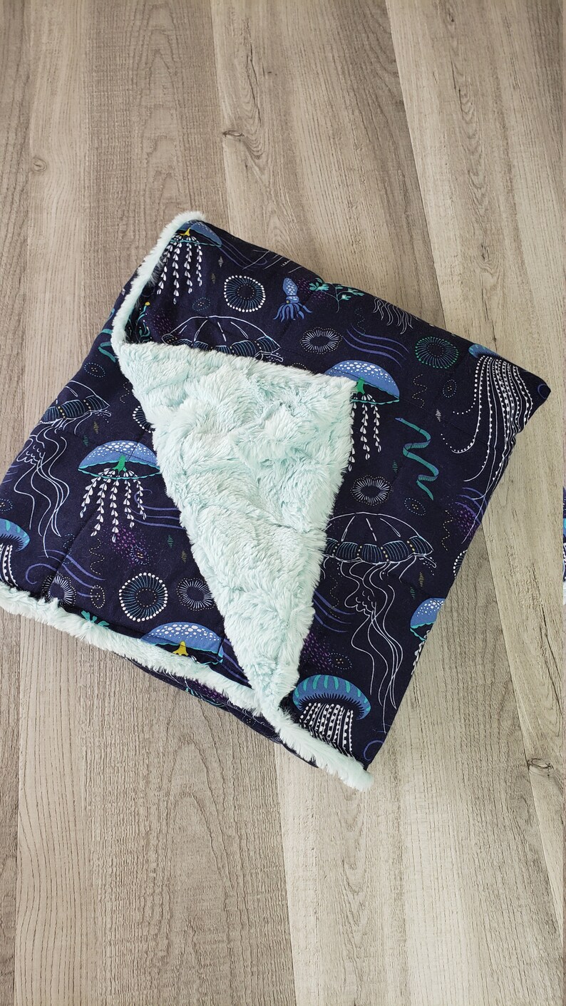 Weighted Blanket Twin Blanket Mental Health Self Care Etsy