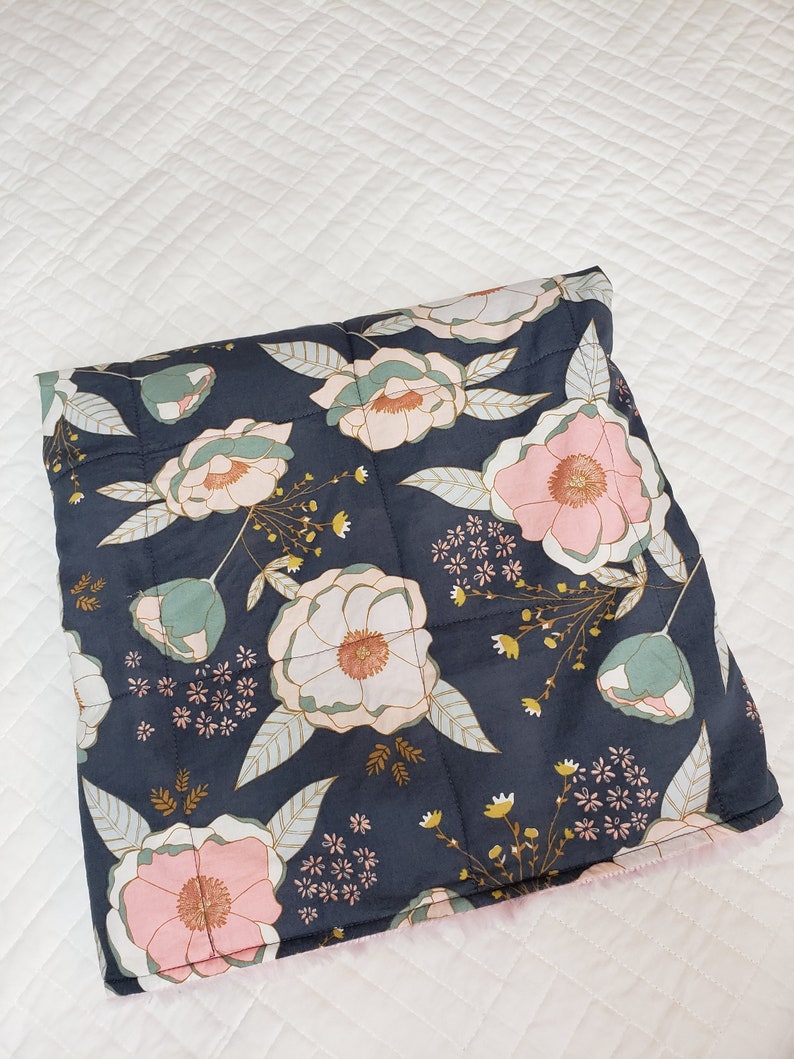 Weighted Blanket Twin Blanket Minky Blanket Fibromyalgia | Etsy