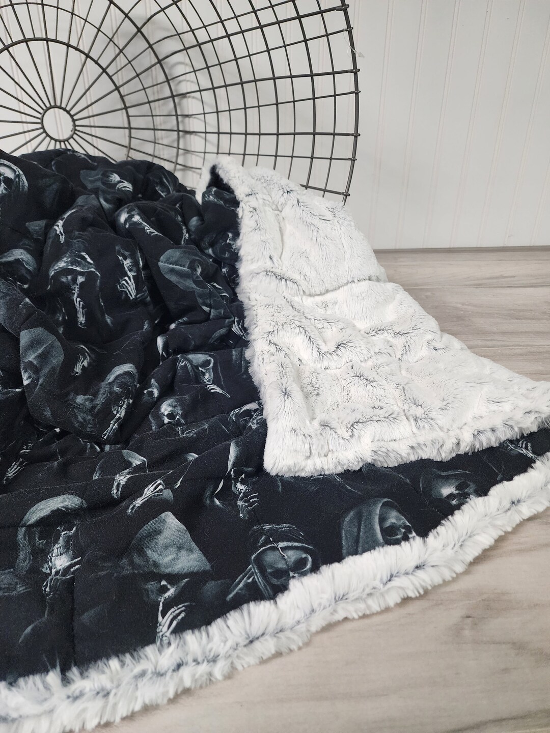 Weighted Blanket Anxiety Relief Minky Blanket Weighted Lap Etsy