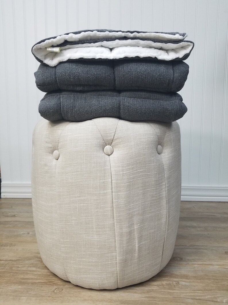 Weighted Blanket Adult Anxiety Relief Stress Relief Cotton | Etsy