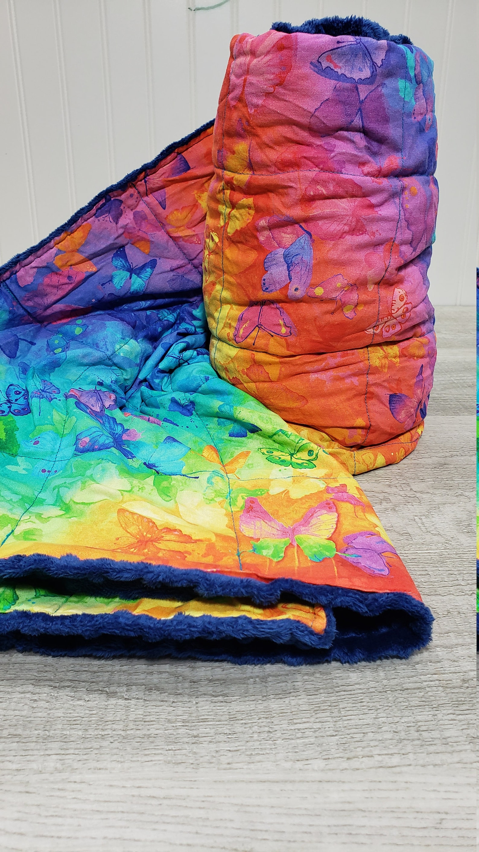 Weighted Blanket Twin Blanket Stress Relief Mental Health Etsy