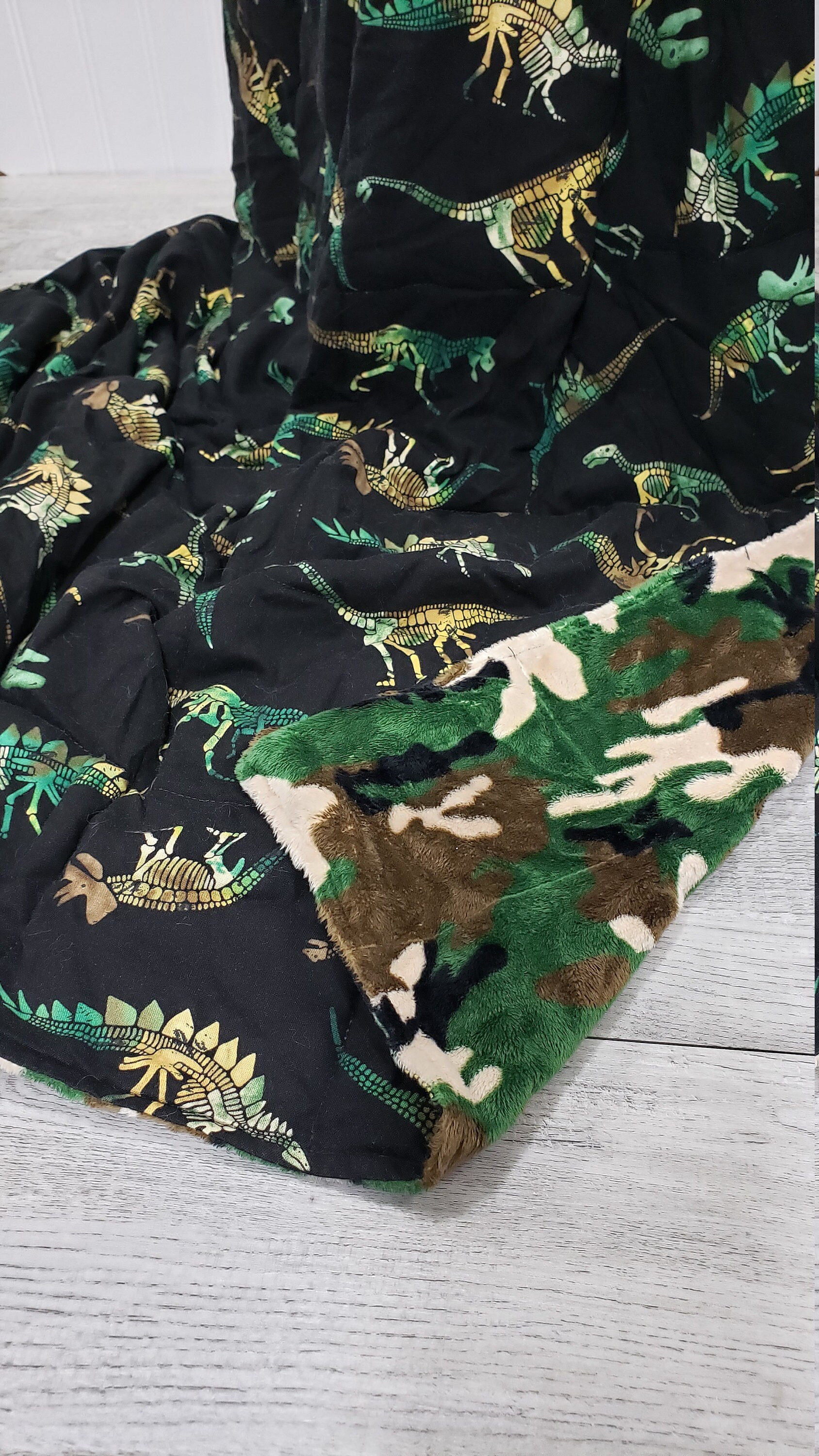 Weighted Blanket Child Dinosaur Blanket Care Package Etsy UK