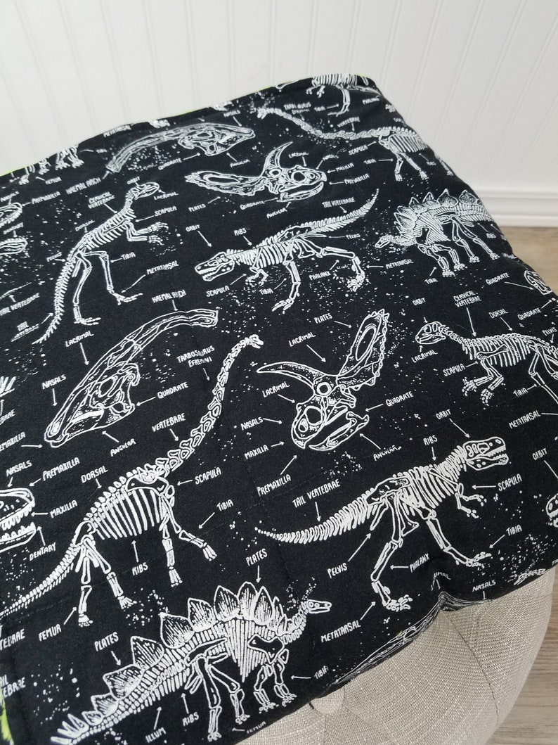 Weighted Blanket Child Glow in the Dark Dinosaur Blanket Etsy