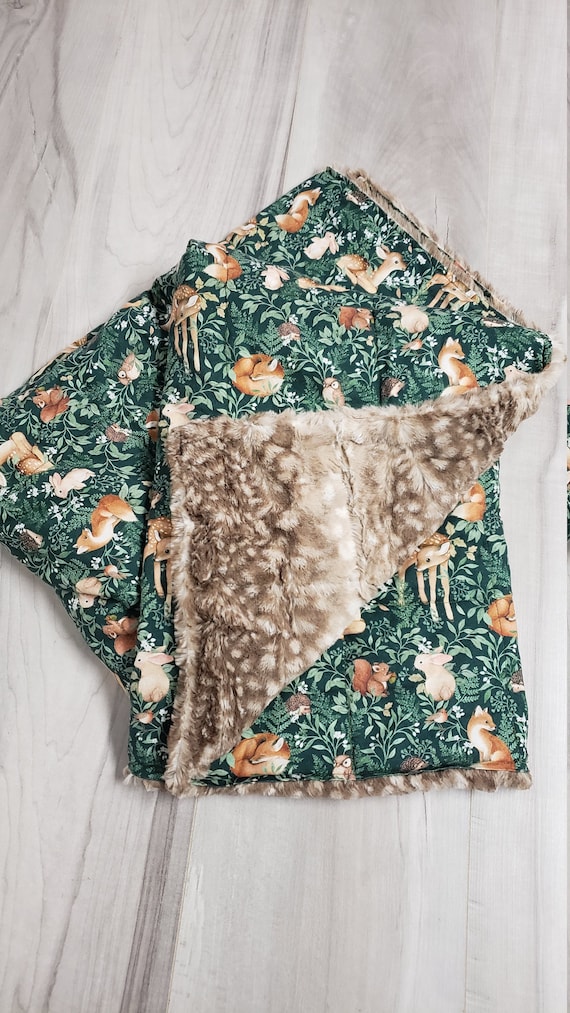 Weighted Blanket Anxiety Relief Minky Blanket Sleep Mask Etsy