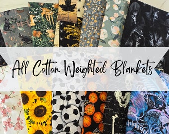 Weighted Blanket Adult, Anxiety Relief, Cooling Weighted Blanket, Cotton Weighted Blanket, Stress Relief