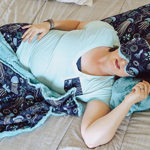 Weighted Blanket Adult Sympathy Gift Care Package Mental Etsy