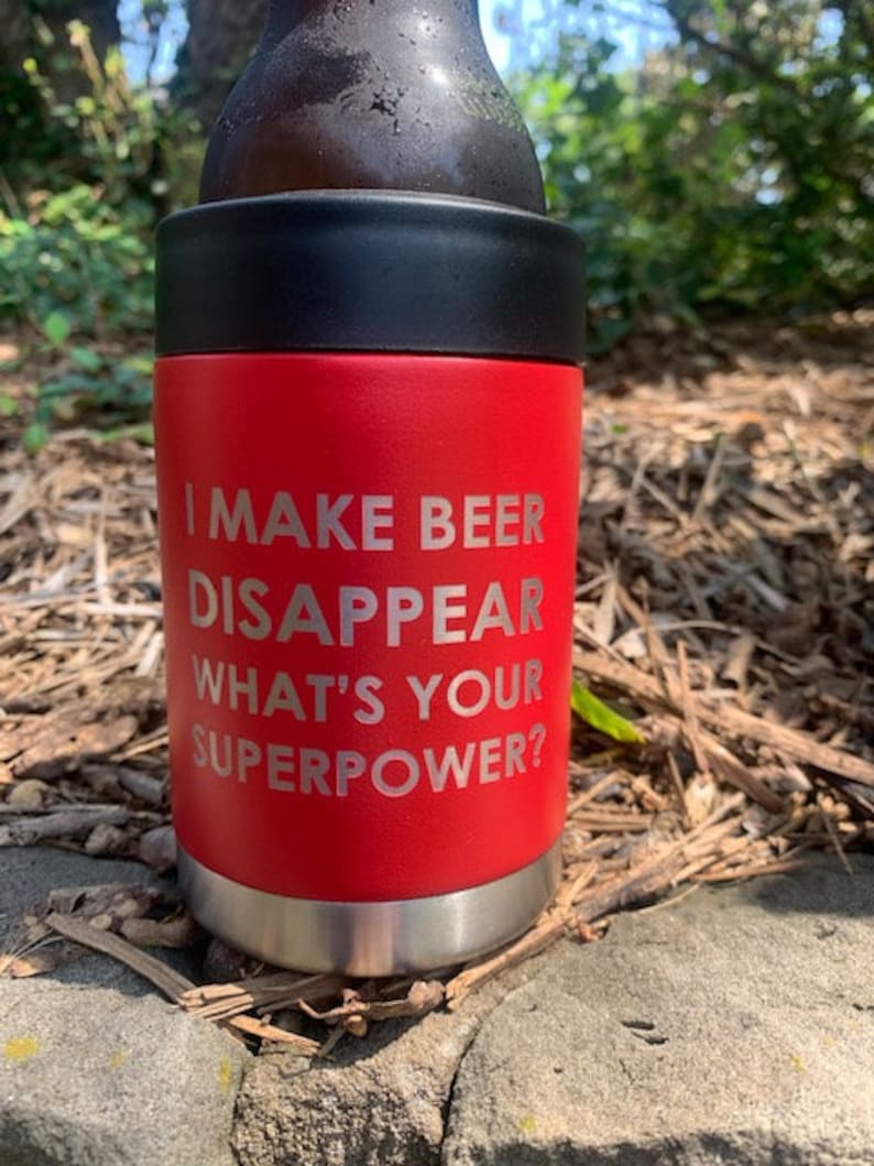 Enfriador de latas personalizado: soporte para botellas aislado de acero inoxidable grabado imagen 9