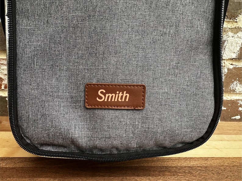 Personalized Insulated Wine Tote Bag: Travel Cooler, Engagement Gift image 2