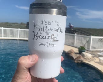 4in1 Personalized Can Cooler: Stainless Steel Insulated Bottle Holder