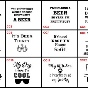 Enfriador de latas personalizado: soporte para botellas aislado de acero inoxidable grabado imagen 2