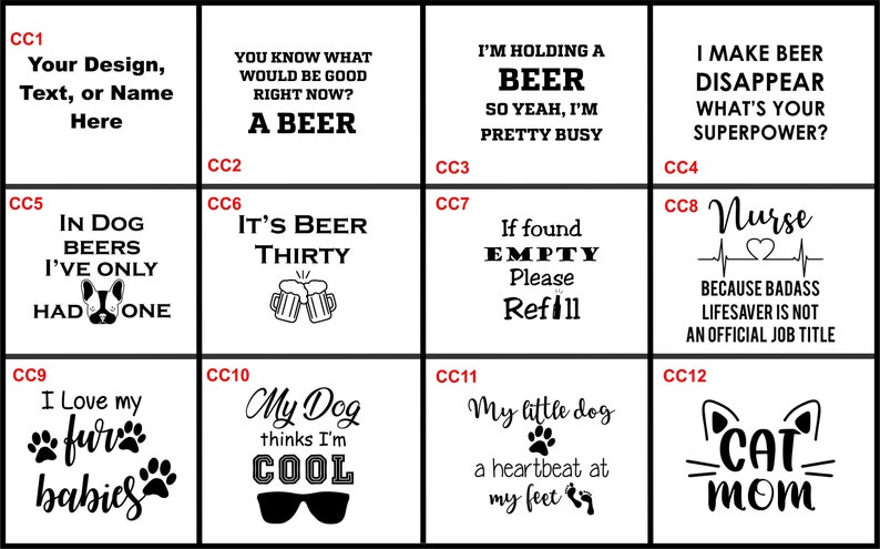 Enfriador de latas personalizado: soporte para botellas aislado de acero inoxidable grabado imagen 2